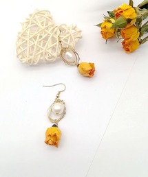 juweel | レディースフラワービジューピアス メンズにも使いやすいアクセサリーシリーズ(ピアス(両耳用))