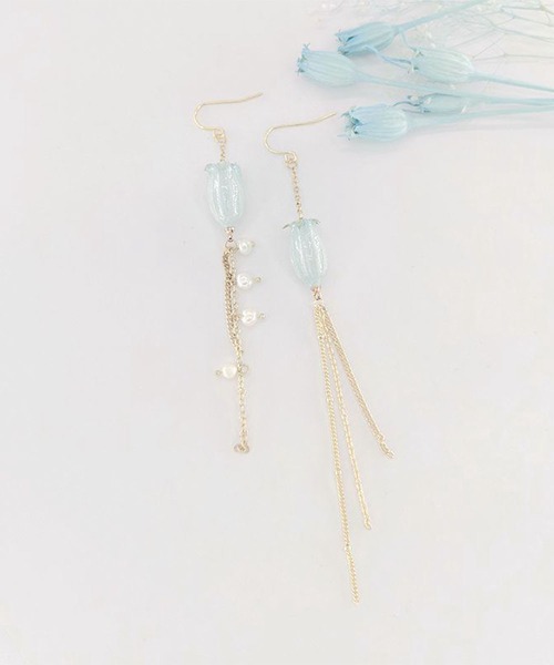 juweel（ユウェル）の「レディースフラワービジューピアス メンズにも使いやすいアクセサリーシリーズ（ピアス（両耳用）・レディース・A/Q/F/C/J/B/D/E/T/G/K/P/N/L/O/M・FREE）」の9枚目の写真