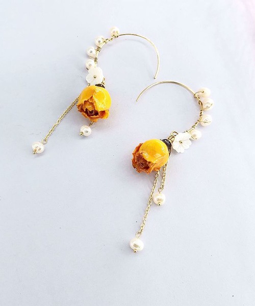 juweel（ユウェル）の「レディースフラワービジューピアス メンズにも使いやすいアクセサリーシリーズ（ピアス（両耳用）・レディース・A/Q/F/C/J/B/D/E/T/G/K/P/N/L/O/M・FREE）」の17枚目の写真