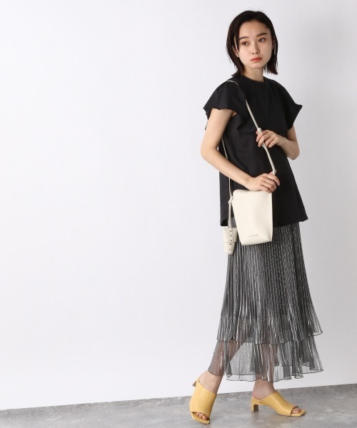 JEANASIS（ジーナシス）の「USAコットンフリルFS/952494（Tシャツ/カットソー・レディース・ホワイト/ブラック/ブルー・FREE）」の13枚目の写真