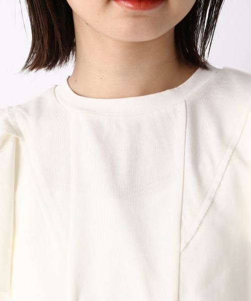 JEANASIS（ジーナシス）の「USAコットンフリルFS/952494（Tシャツ/カットソー・レディース・ホワイト/ブラック/ブルー・FREE）」の15枚目の写真