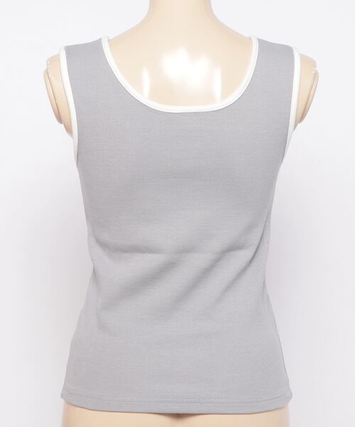 WEGO（ウィゴー）の「WEGO/2WAYパイピングタンクトップ（タンクトップ・レディース・サックスブルー/ブラック・FREE）」の21枚目の写真