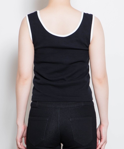 WEGO（ウィゴー）の「WEGO/2WAYパイピングタンクトップ（タンクトップ・レディース・サックスブルー/ブラック・FREE）」の11枚目の写真