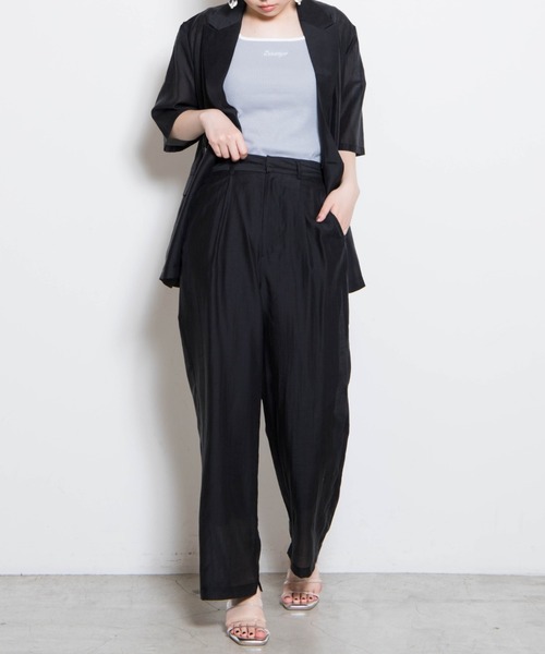 WEGO（ウィゴー）の「WEGO/2WAYパイピングタンクトップ（タンクトップ・レディース・サックスブルー/ブラック・FREE）」の6枚目の写真