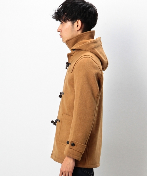 coen(コーエン)の「ヘリンボーンメルトンダッフルコート(ダッフルコート・メンズ・グレー/ブラック/ネイビー/ベージュ・X-LARGE/LARGE/MEDIUM/SMALL)」の7枚目の写真