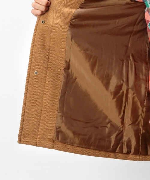 coen(コーエン)の「ヘリンボーンメルトンダッフルコート(ダッフルコート・メンズ・グレー/ブラック/ネイビー/ベージュ・X-LARGE/LARGE/MEDIUM/SMALL)」の19枚目の写真