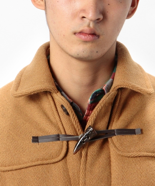 coen(コーエン)の「ヘリンボーンメルトンダッフルコート(ダッフルコート・メンズ・グレー/ブラック/ネイビー/ベージュ・X-LARGE/LARGE/MEDIUM/SMALL)」の21枚目の写真