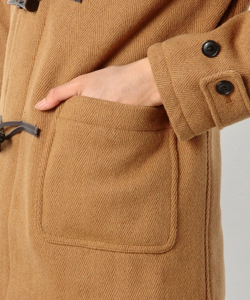 coen(コーエン)の「ヘリンボーンメルトンダッフルコート(ダッフルコート・メンズ・グレー/ブラック/ネイビー/ベージュ・X-LARGE/LARGE/MEDIUM/SMALL)」の14枚目の写真