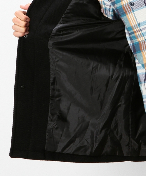 coen(コーエン)の「ヘリンボーンメルトンダッフルコート(ダッフルコート・メンズ・グレー/ブラック/ネイビー/ベージュ・X-LARGE/LARGE/MEDIUM/SMALL)」の15枚目の写真