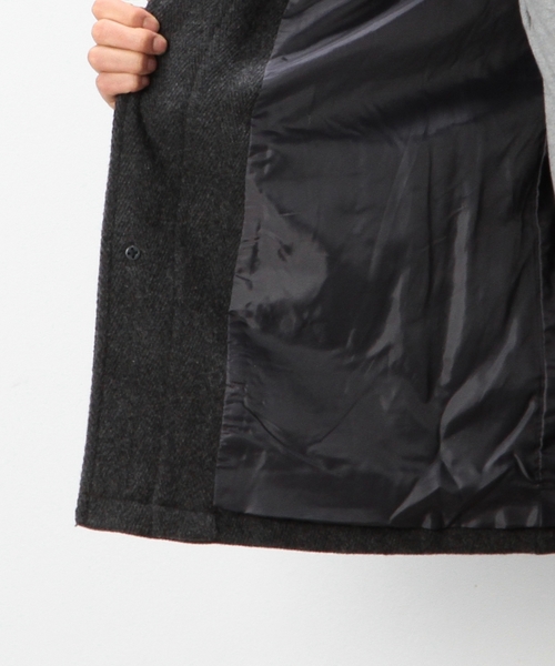 coen(コーエン)の「ヘリンボーンメルトンダッフルコート(ダッフルコート・メンズ・グレー/ブラック/ネイビー/ベージュ・X-LARGE/LARGE/MEDIUM/SMALL)」の17枚目の写真