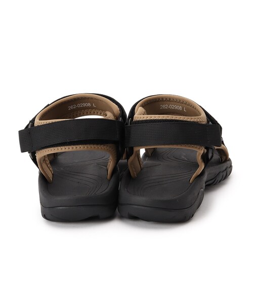 BASECONTROL（ベースコントロール）の「◆異素材組み合わせ テープサンダル（サンダル・メンズ・ベージュ/ブラック・26/27）」の5枚目の写真