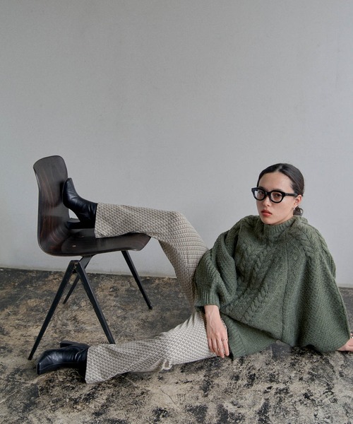 select MOCA（セレクトモカ）の「ジャガード柄ストレートカットパンツ（その他パンツ・レディース・ブラウン/キャメル/ライトベージュ・SMALL/MEDIUM）」の6枚目の写真