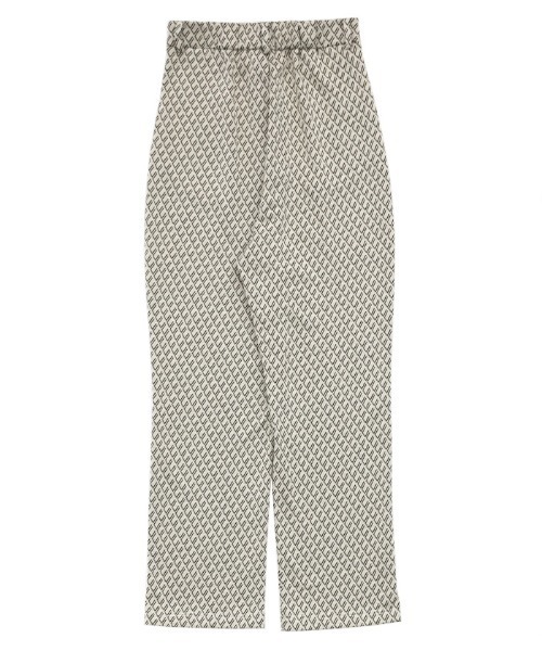 select MOCA（セレクトモカ）の「ジャガード柄ストレートカットパンツ（その他パンツ・レディース・ブラウン/キャメル/ライトベージュ・SMALL/MEDIUM）」の12枚目の写真