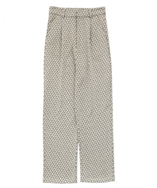 select MOCA（セレクトモカ）の「ジャガード柄ストレートカットパンツ（その他パンツ・レディース・ブラウン/キャメル/ライトベージュ・SMALL/MEDIUM）」の9枚目の写真