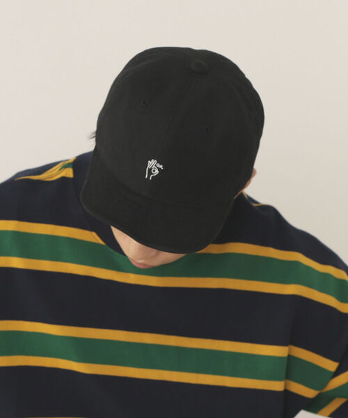 BEAMS HEART(ビームスハート)の「BEAMS HEART / ショートバイザー キャップ(キャップ・メンズ・ブラック/ネイビー・ONE SIZE)」の3枚目の写真