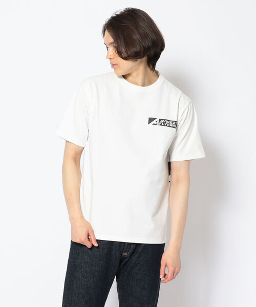 AVIREX（アヴィレックス）の「【AVIREX FLYER’S】ショートスリーブ Tシャツ / SS T-SHIRT AF / アヴィレックス / AVIREX（Tシャツ/カットソー・メンズ・ブラック/モカ/オフホワイト・MEDIUM/LARGE/X-LARGE/XX-LARGE）」の11枚目の写真