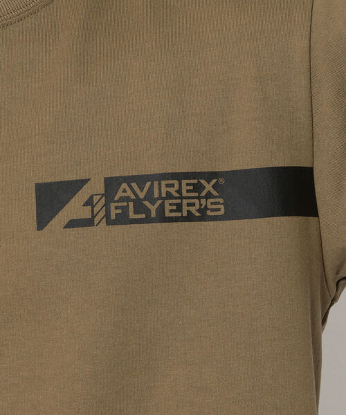 AVIREX（アヴィレックス）の「【AVIREX FLYER’S】ショートスリーブ Tシャツ / SS T-SHIRT AF / アヴィレックス / AVIREX（Tシャツ/カットソー・メンズ・ブラック/モカ/オフホワイト・MEDIUM/LARGE/X-LARGE/XX-LARGE）」の17枚目の写真