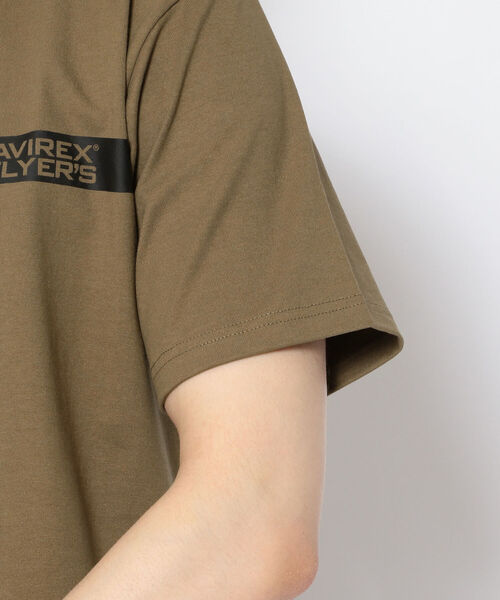 AVIREX（アヴィレックス）の「【AVIREX FLYER’S】ショートスリーブ Tシャツ / SS T-SHIRT AF / アヴィレックス / AVIREX（Tシャツ/カットソー・メンズ・ブラック/モカ/オフホワイト・MEDIUM/LARGE/X-LARGE/XX-LARGE）」の18枚目の写真