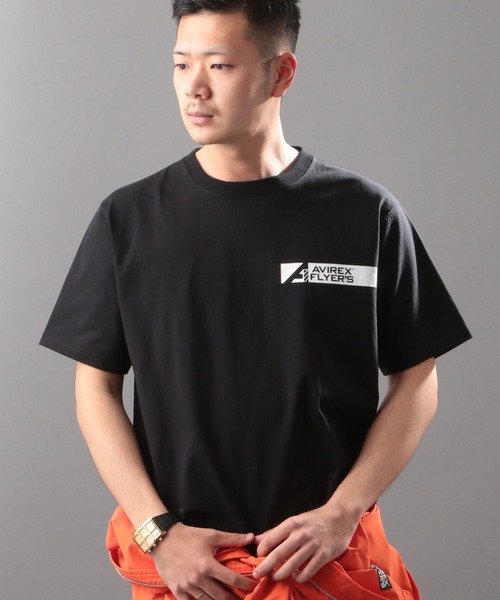 AVIREX（アヴィレックス）の「【AVIREX FLYER’S】ショートスリーブ Tシャツ / SS T-SHIRT AF / アヴィレックス / AVIREX（Tシャツ/カットソー・メンズ・ブラック/モカ/オフホワイト・MEDIUM/LARGE/X-LARGE/XX-LARGE）」の5枚目の写真