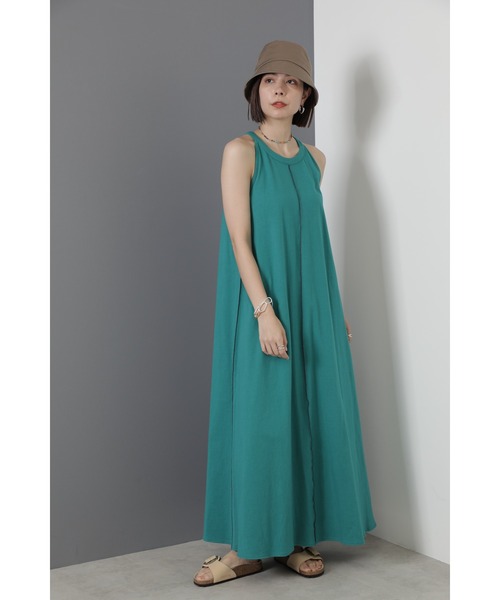 ROSE BUD(ローズバッド)の「アメスリワンピース(ワンピース・レディース・ブラウン/グリーン/カーキ・ONE SIZE/FREE)」の6枚目の写真