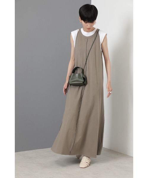 ROSE BUD(ローズバッド)の「アメスリワンピース(ワンピース・レディース・ブラウン/グリーン/カーキ・ONE SIZE/FREE)」の20枚目の写真