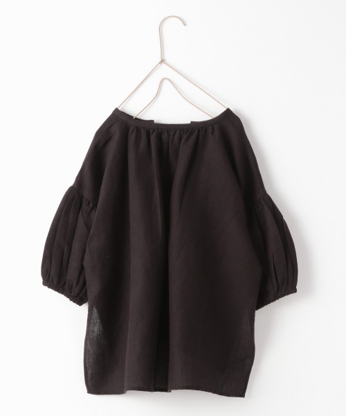 LOWRYS FARM(ローリーズファーム)の「メンアサチュニックブラウス 942727(シャツ/ブラウス・キッズ・ブラック/レッド/オフホワイト・110cm/120cm/130cm)」の4枚目の写真