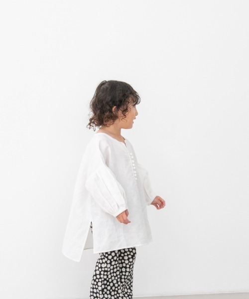 LOWRYS FARM(ローリーズファーム)の「メンアサチュニックブラウス 942727(シャツ/ブラウス・キッズ・ブラック/レッド/オフホワイト・110cm/120cm/130cm)」の13枚目の写真