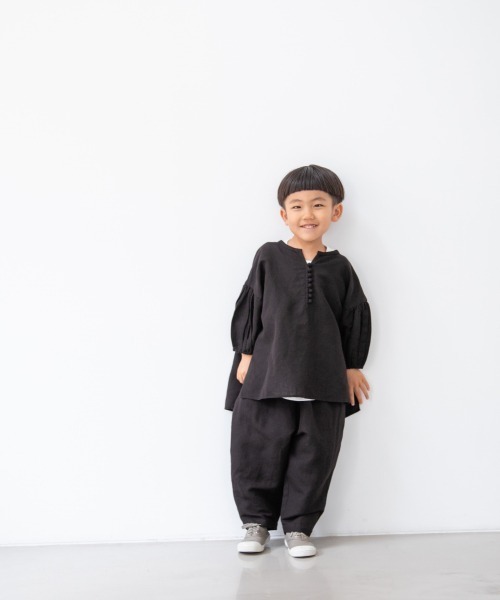 LOWRYS FARM(ローリーズファーム)の「メンアサチュニックブラウス 942727(シャツ/ブラウス・キッズ・ブラック/レッド/オフホワイト・110cm/120cm/130cm)」の14枚目の写真