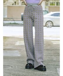 ジャガードニットパンツ