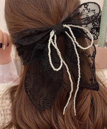 F&D : レースリボンバレッタ