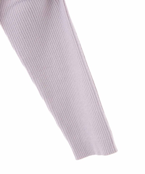 31 Sons de mode（トランテアン　ソン　ドゥ　モード）の「シャーリング袖ニット（ニット/セーター・レディース・クリーム/ラベンダー/ブラック・36）」の12枚目の写真