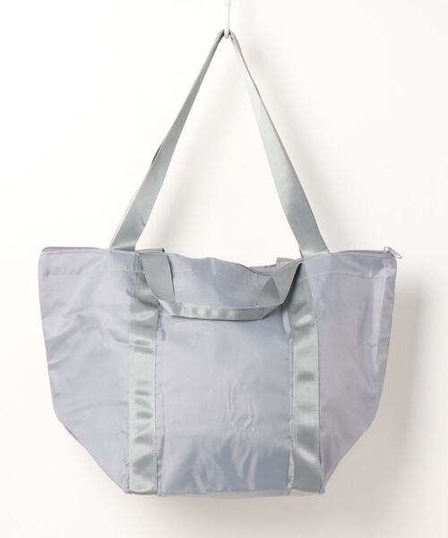 SALON adam et rope'（サロン アダム エ ロペ）の「【SALON adam et rope' オリジナル】クーラーポケッタブルバッグ（ハンドバッグ・レディース・ホワイト/グレー・FREE）」の3枚目の写真
