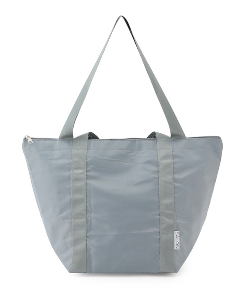 SALON adam et rope'（サロン アダム エ ロペ）の「【SALON adam et rope' オリジナル】クーラーポケッタブルバッグ（ハンドバッグ・レディース・ホワイト/グレー・FREE）」の2枚目の写真