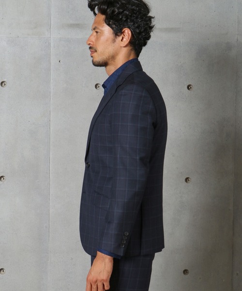 DISTINCTION MEN'S BIGI(ディストリクションメンズビギ)の「【REDA社】シャドーウィンドウペンスーツ(スーツセット・メンズ・ブルー系その他・01/02/03/04)」の4枚目の写真
