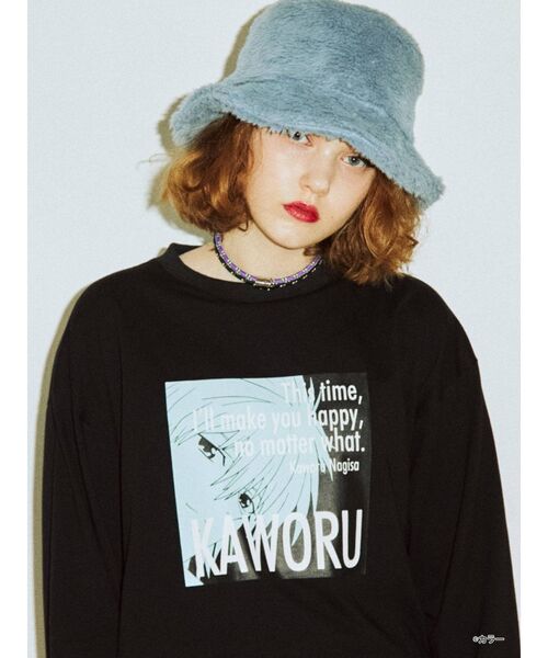 jouetie(ジュエティ)の「ヱヴァンゲリヲン新劇場版 サイドZIPロンT(Tシャツ/カットソー・レディース・ブラック/オフホワイト/レッド・MEDIUM)」の6枚目の写真
