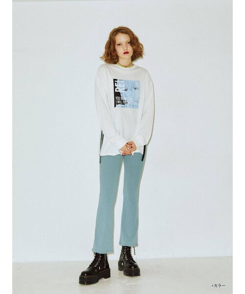 jouetie(ジュエティ)の「ヱヴァンゲリヲン新劇場版 サイドZIPロンT(Tシャツ/カットソー・レディース・ブラック/オフホワイト/レッド・MEDIUM)」の15枚目の写真