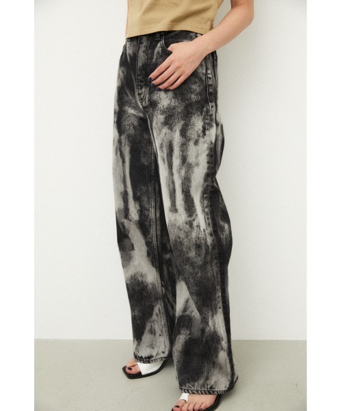 LAGUA GEM（ラグアジェム）の「ARMERIA FLARE DENIM（デニムパンツ・レディース・ブラック・26inch/22inch/23inch/24inch/25inch）」の2枚目の写真