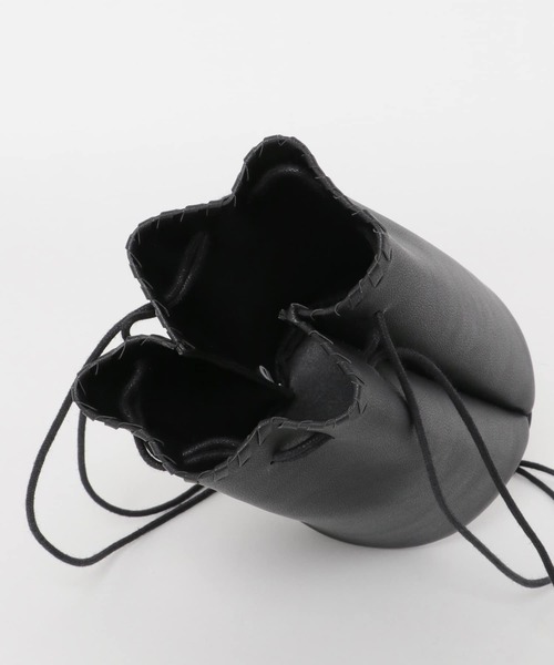 KBF（ケイビーエフ）の「カガリステッチ巾着BAG（ショルダーバッグ・レディース・ブラック/ベージュ/カーキ・ONE）」の14枚目の写真