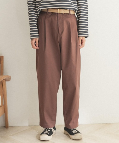 FORK&SPOON（フォークアンドスプーン）の「FORK&SPOON　C/N2タックパンツ（その他パンツ・メンズ・ブラウン/ホワイト系その他・5/4）」の13枚目の写真