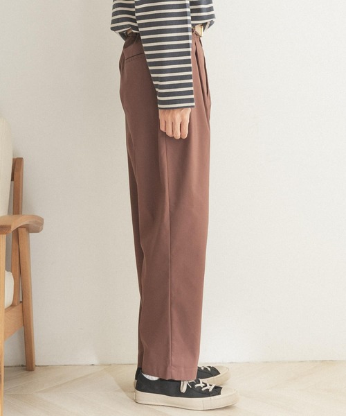 FORK&SPOON（フォークアンドスプーン）の「FORK&SPOON　C/N2タックパンツ（その他パンツ・メンズ・ブラウン/ホワイト系その他・5/4）」の12枚目の写真