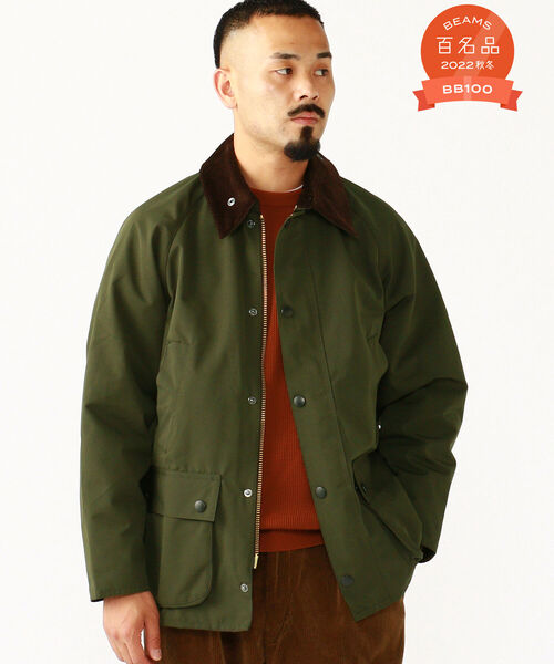BEAMS PLUS（ビームスプラス）の「Barbour × BEAMS PLUS / 別注 BEDALE 2Layer Classic Fit（ブルゾン・メンズ・ブラック/オリーブ・40/38/42/36）」の2枚目の写真