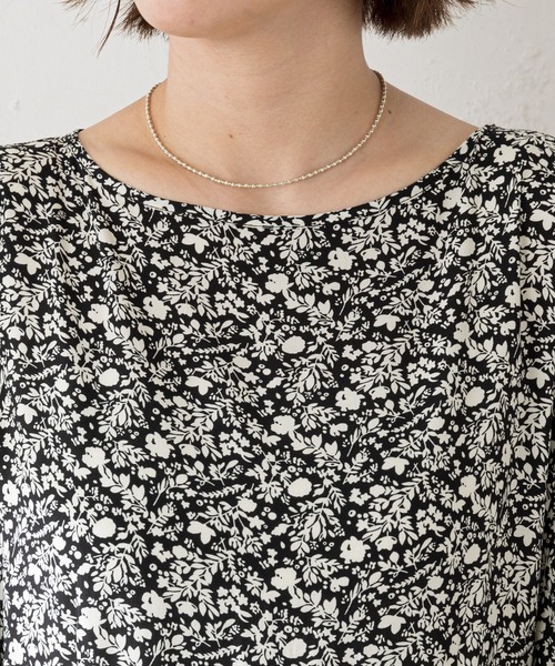 SHENERY（シーナリー）の「プリントティアードロングワンピース（ワンピース・レディース・ブラック/ブルー・FREE）」の21枚目の写真