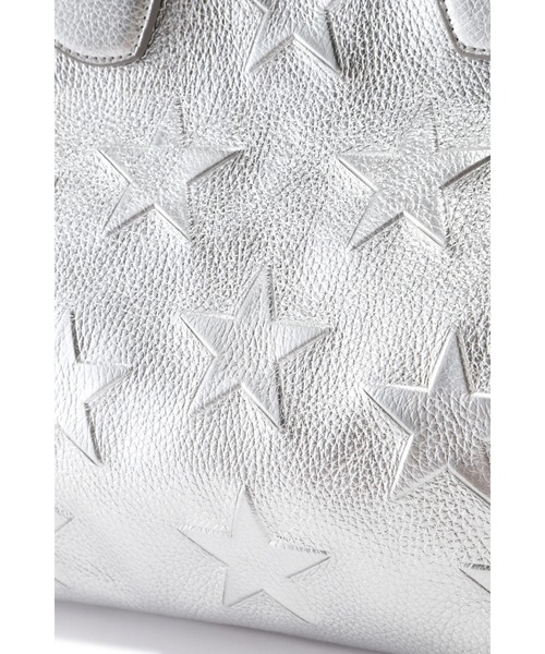 IO PELLE（イオペレ）の「(IO PELLE)スターモチーフ型押しレザートートバッグ（トートバッグ・レディース・ブラック/シルバー・FREE）」の9枚目の写真