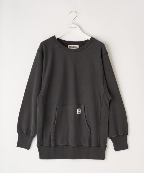 CIAOPANIC TYPY（チャオパニックティピー）の「【3/2WORKS / スリーツーワークス】ユーズド加工スウエット（スウェット・メンズ・ブラック/イエロー/ブルー/グリーン・M/L）」の11枚目の写真