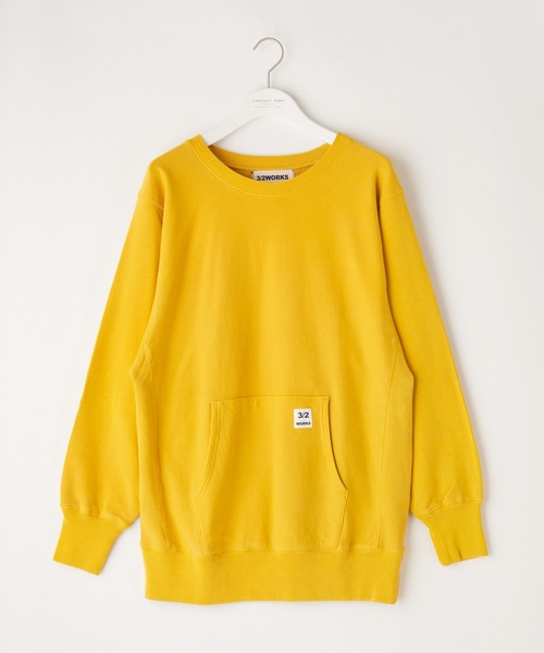 CIAOPANIC TYPY（チャオパニックティピー）の「【3/2WORKS / スリーツーワークス】ユーズド加工スウエット（スウェット・メンズ・ブラック/イエロー/ブルー/グリーン・M/L）」の20枚目の写真