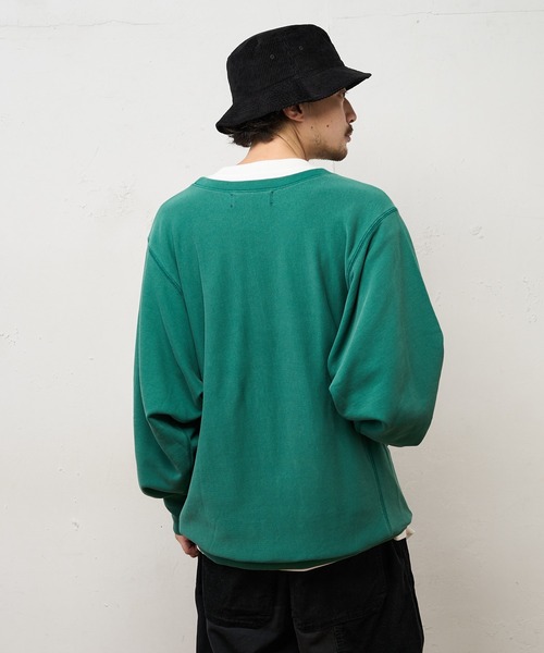 CIAOPANIC TYPY（チャオパニックティピー）の「【3/2WORKS / スリーツーワークス】ユーズド加工スウエット（スウェット・メンズ・ブラック/イエロー/ブルー/グリーン・M/L）」の12枚目の写真