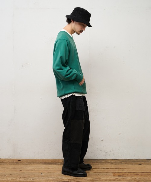 CIAOPANIC TYPY（チャオパニックティピー）の「【3/2WORKS / スリーツーワークス】ユーズド加工スウエット（スウェット・メンズ・ブラック/イエロー/ブルー/グリーン・M/L）」の21枚目の写真