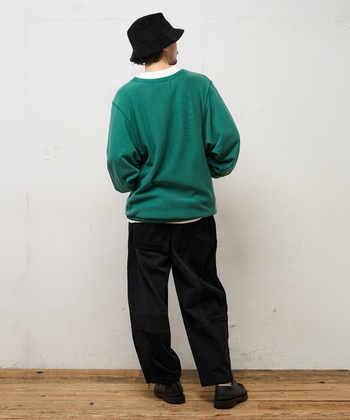 CIAOPANIC TYPY（チャオパニックティピー）の「【3/2WORKS / スリーツーワークス】ユーズド加工スウエット（スウェット・メンズ・ブラック/イエロー/ブルー/グリーン・M/L）」の15枚目の写真