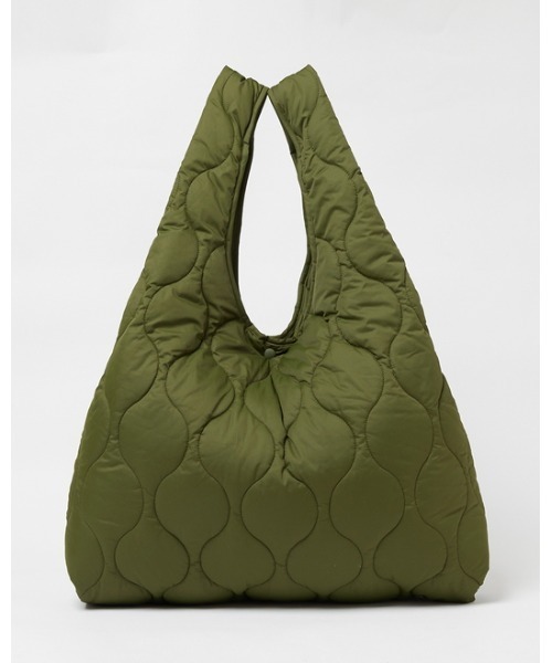 RVCA（ルーカ）の「RVCA メンズ  QUILTING SHOPPER バッグ【2021年秋冬モデル】/ルーカキルティングナイロントートエコバッグ（トートバッグ・メンズ・モスグリーン/ボルドー/パープル/ブラック・FREE）」の22枚目の写真