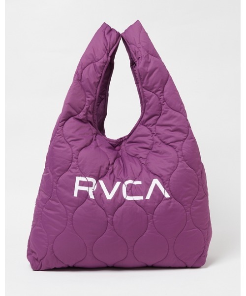 RVCA（ルーカ）の「RVCA メンズ  QUILTING SHOPPER バッグ【2021年秋冬モデル】/ルーカキルティングナイロントートエコバッグ（トートバッグ・メンズ・モスグリーン/ボルドー/パープル/ブラック・FREE）」の13枚目の写真
